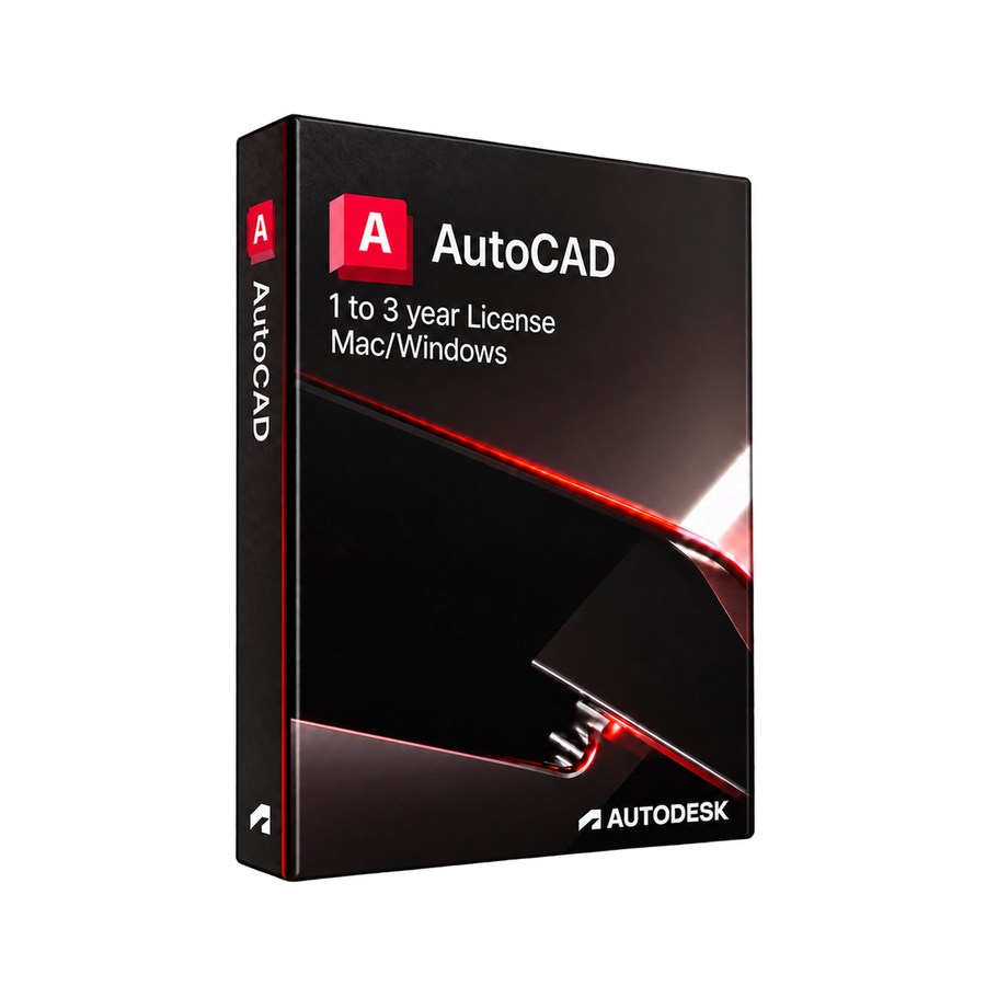 AutoCAD + Toolsets – 1- to 3-Year License – Windows/Mac