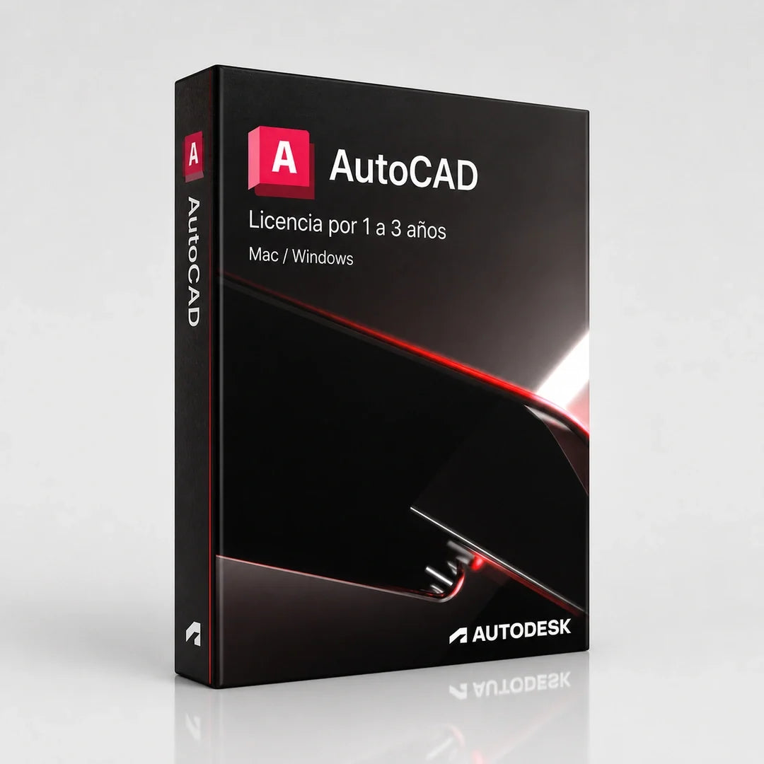 AutoCAD + Toolsets - Licencia por 1 a 3 Años - Windows/Mac