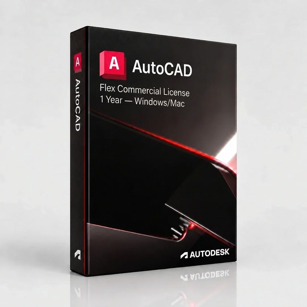 AutoCAD 2027 - 1-Year Flex Commercial License - Windows/Mac